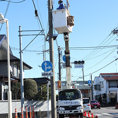 交通信号機工事