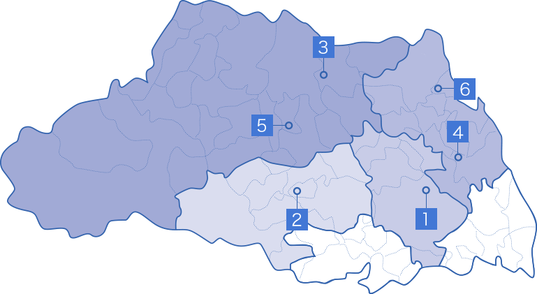 さいでん各事業所地図