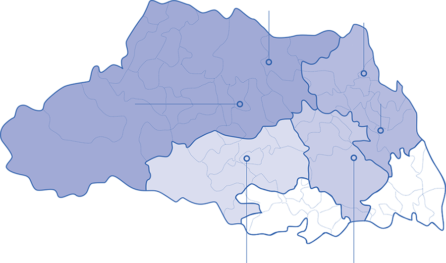 さいでん各事業所地図